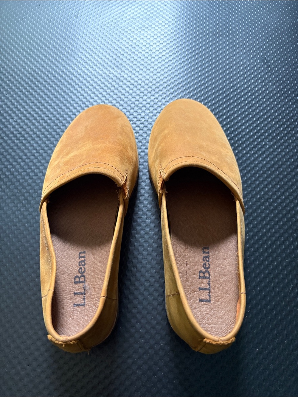 L.L. Bean Women’s Slip-On Suede Loafers - Caramel